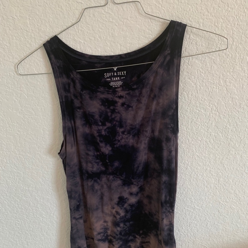 american eagle tie dye tank